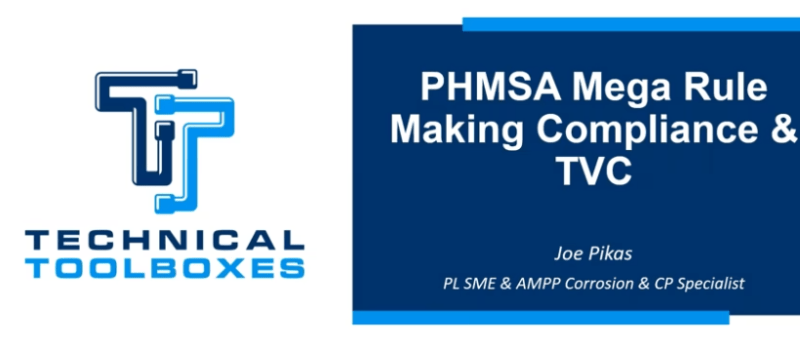 PHMSA compliance tools for oil and gas pipelines 