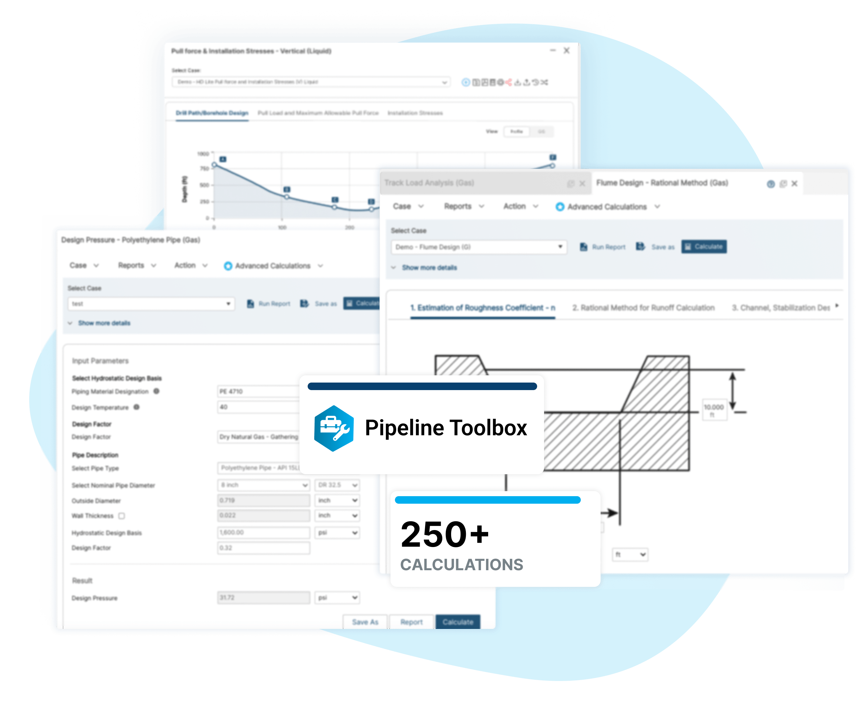 Pipeline Toolbox PLTB provides an industry-standard method for pipeline engineering teams to perform critical calculations and manage key assets and thermal analysis.