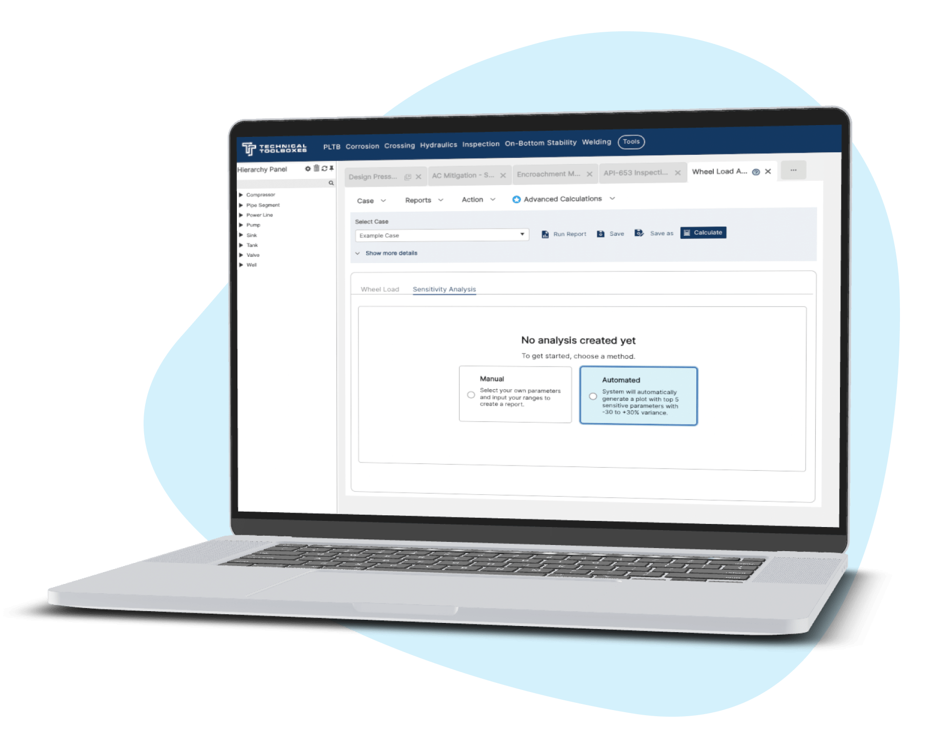 Pipeline Sensitivity Analysis with Advanced Calculations