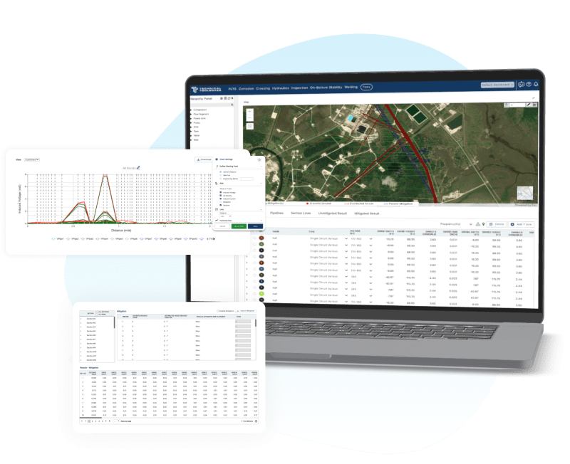 Easily model, map, and mitigate pipeline corrosion caused by AC interference from powerlines to have corrosion mitigation for pipeline safety.