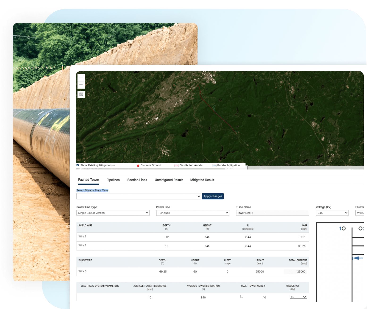 AC Mitigation Powertool Easily model, map, and mitigate pipeline corrosion caused by AC interference from powerlines