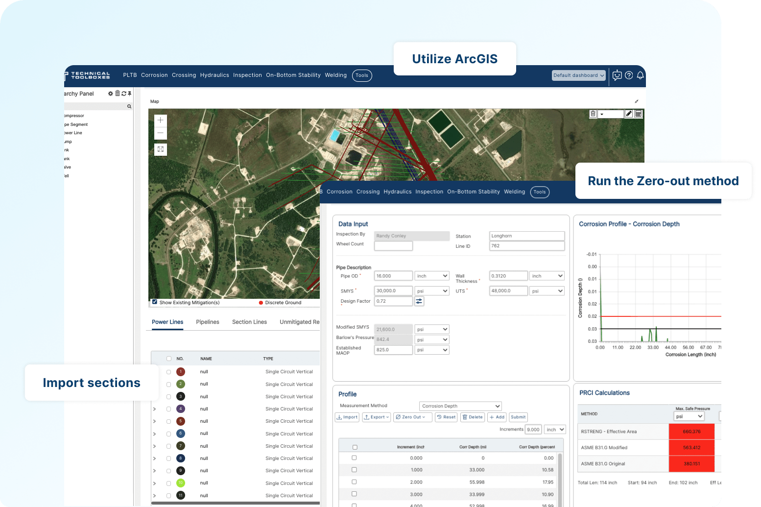 Our pipeline integrity software and modules are All the tools needed to model, mitigate, and manage pipeline corrosion