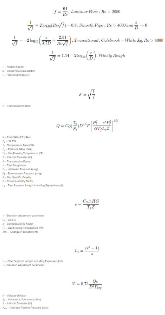 The Colebrook-White equation is implicit, meaning it cannot be solved directly for f. However, modern software, including Technical Toolboxes' Pipeline Toolbox (PLTB)