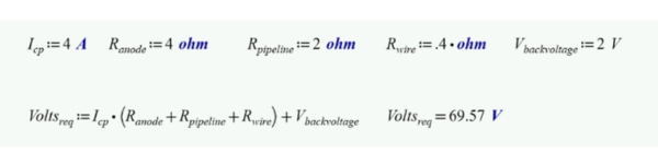  Learn how to calculate driving voltage in sacrificial CP systems based on polarization and anode potential.