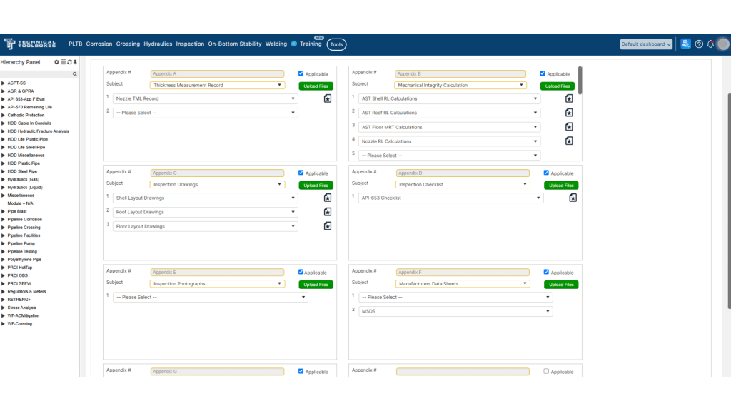 Pipeline Toolbox Manage complex load assessments and regulatory compliance